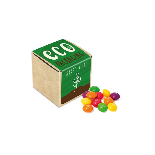 Eco Kraft Cube – Skittles