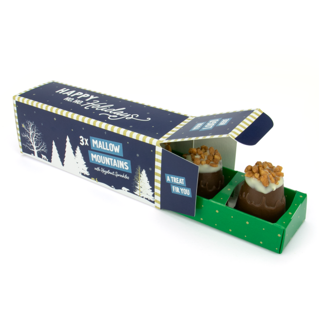 Winter Collection – Eco Sliding Box – Mallow Mountain with Hazelnut Sprinkles* – x3