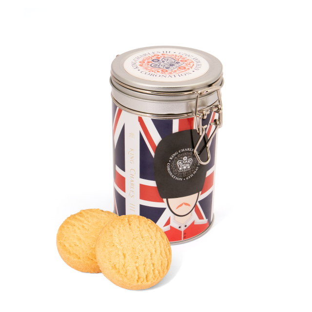 Kings Coronation – Flip Top Tin – Shortbread Biscuits