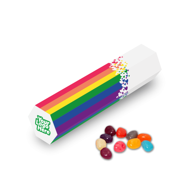 Pride – Eco Hex Tube Pride – Jelly Bean Factory®