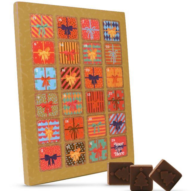 Winter Collection – A4 Advent Calendar – Milk Chocolate – 41% Cocoa